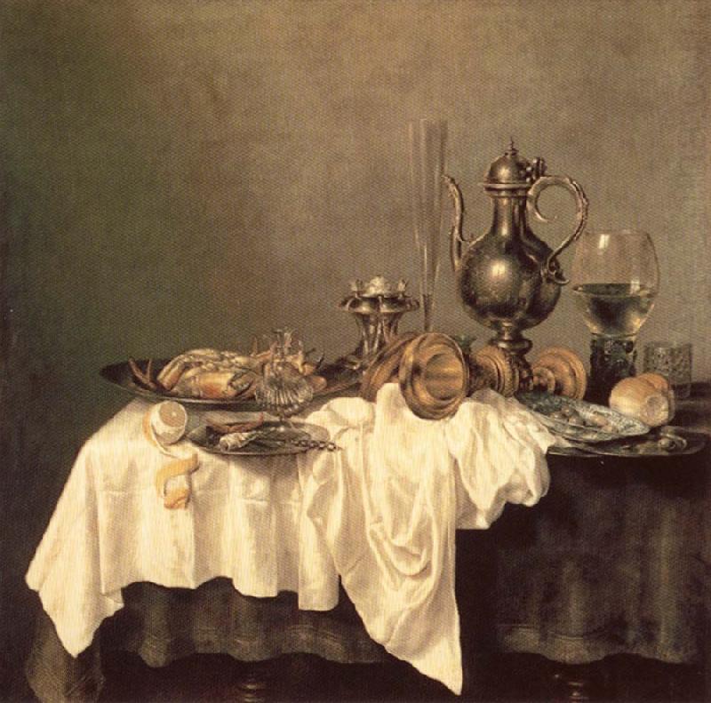 HEDA, Willem Claesz. Breakfast of Crab china oil painting image
